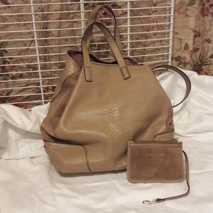 Coach leather bag